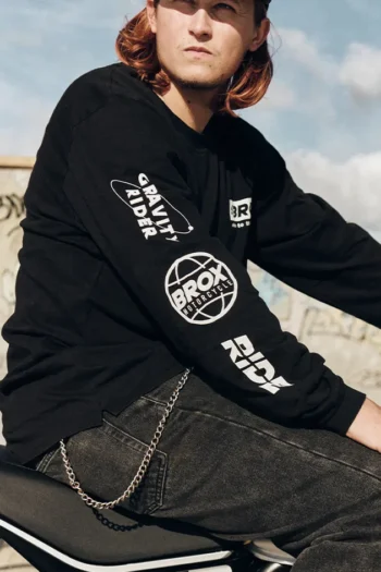 T Shirt Manches Longues Moto Brox Pilote